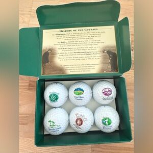 St Andrews Links Scotland golf Course Dunlop golf ball collection